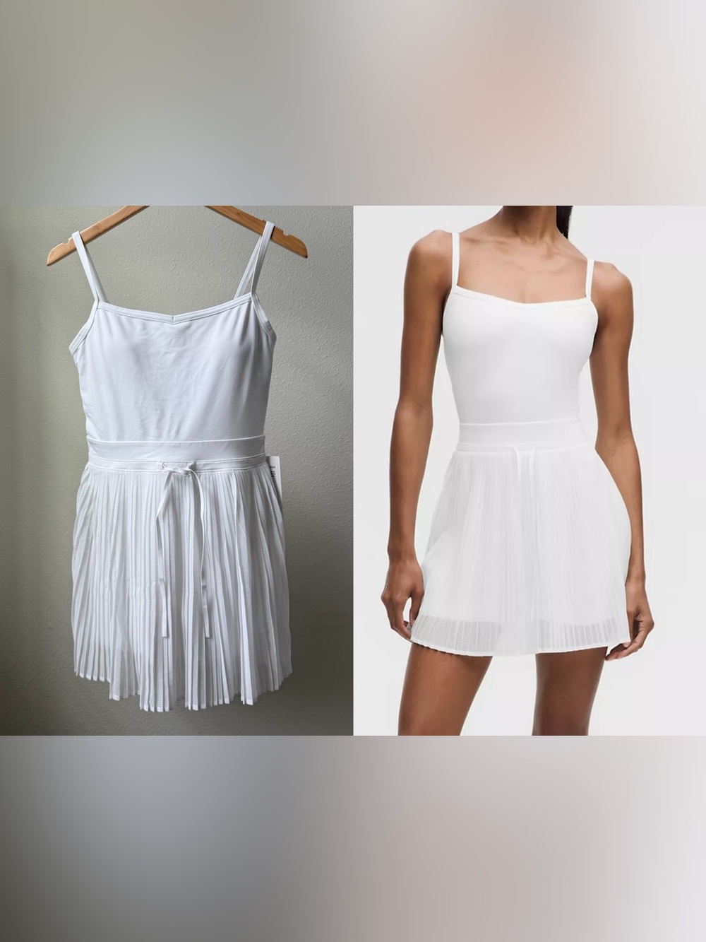 Lululemon Ace Advantage Cutout
Tennis Dress $168 color WHWH